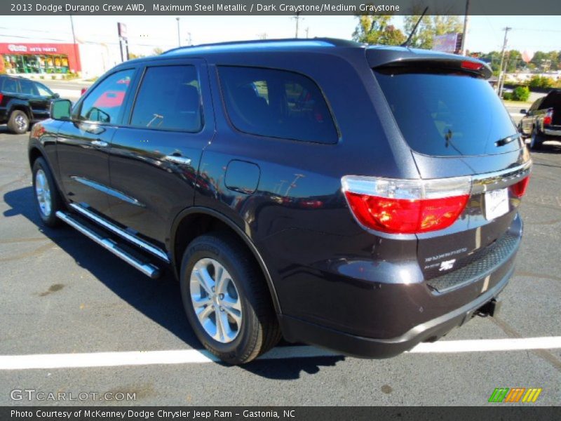 Maximum Steel Metallic / Dark Graystone/Medium Graystone 2013 Dodge Durango Crew AWD
