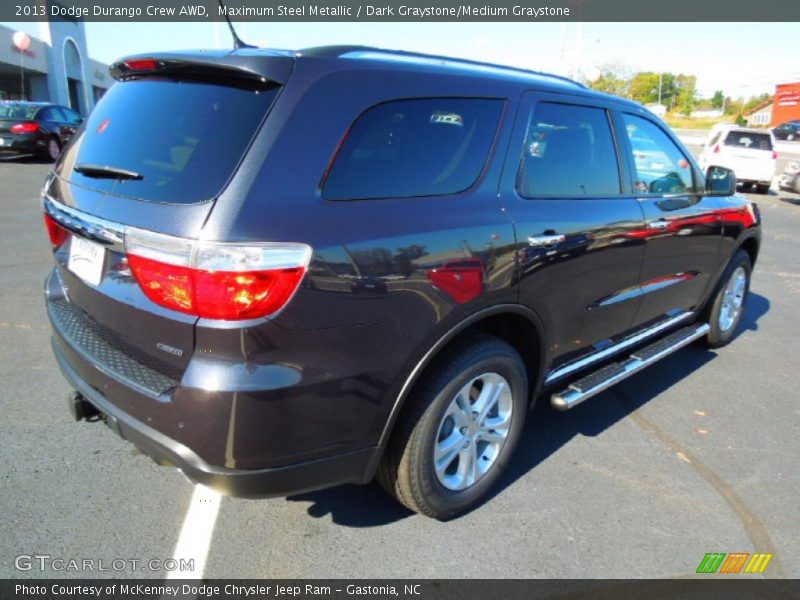 Maximum Steel Metallic / Dark Graystone/Medium Graystone 2013 Dodge Durango Crew AWD