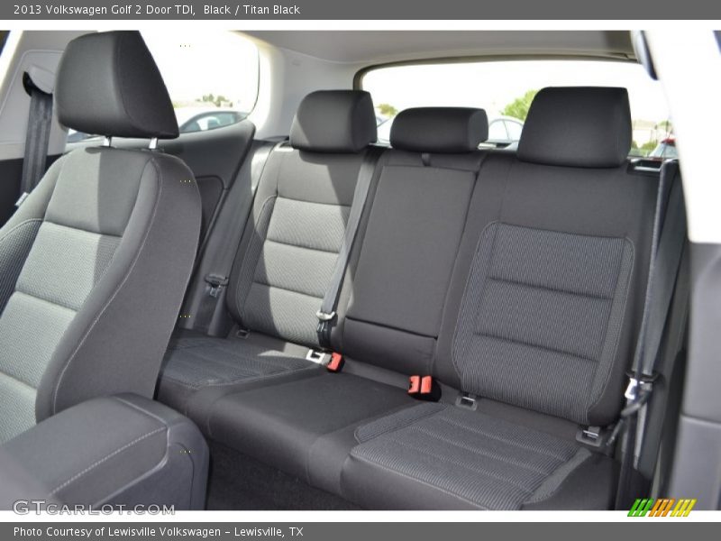 Black / Titan Black 2013 Volkswagen Golf 2 Door TDI