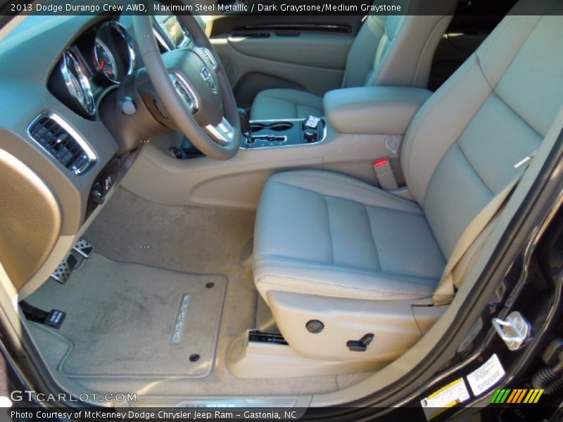 Maximum Steel Metallic / Dark Graystone/Medium Graystone 2013 Dodge Durango Crew AWD