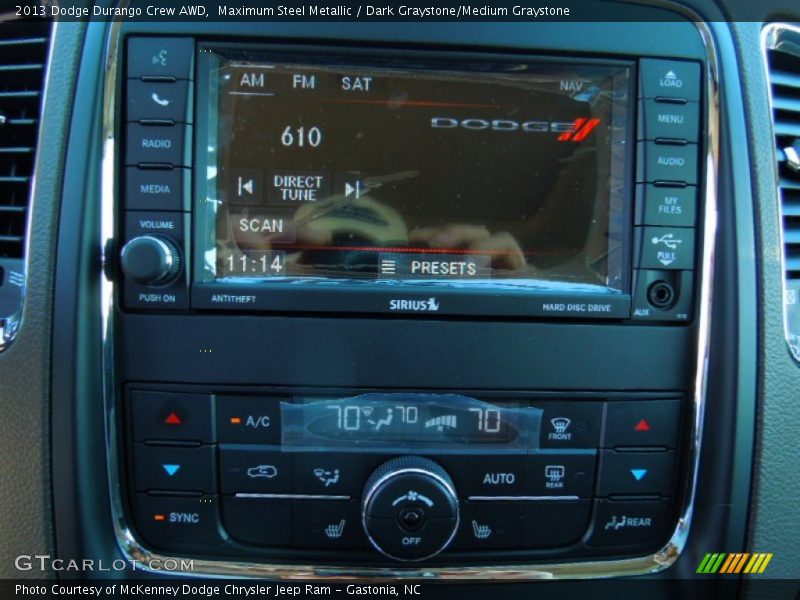 Controls of 2013 Durango Crew AWD