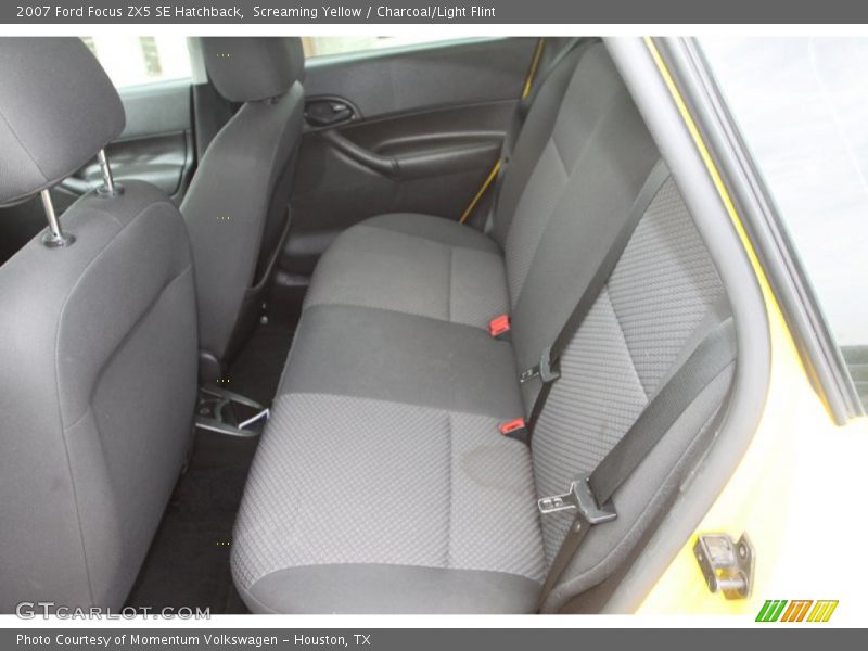 Screaming Yellow / Charcoal/Light Flint 2007 Ford Focus ZX5 SE Hatchback