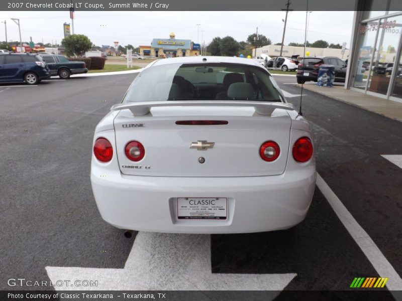 Summit White / Gray 2007 Chevrolet Cobalt LT Coupe