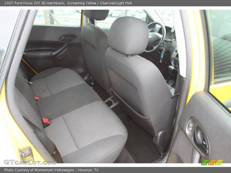 Screaming Yellow / Charcoal/Light Flint 2007 Ford Focus ZX5 SE Hatchback