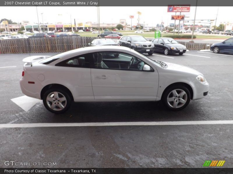 Summit White / Gray 2007 Chevrolet Cobalt LT Coupe