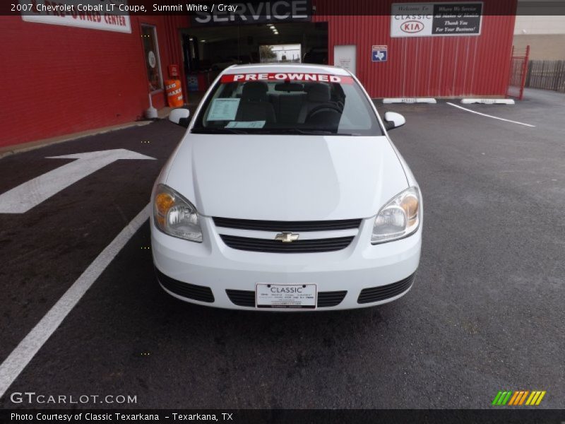 Summit White / Gray 2007 Chevrolet Cobalt LT Coupe