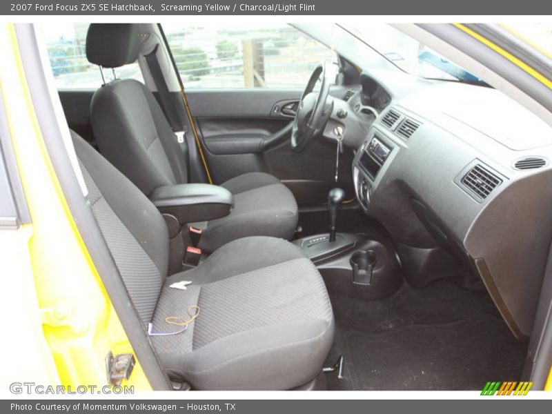 Screaming Yellow / Charcoal/Light Flint 2007 Ford Focus ZX5 SE Hatchback
