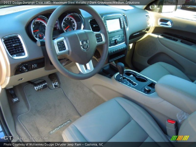 Dark Graystone/Medium Graystone Interior - 2013 Durango Crew AWD 