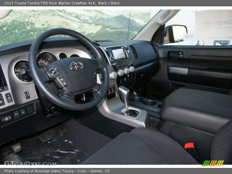 Black Interior - 2013 Tundra TRD Rock Warrior CrewMax 4x4 