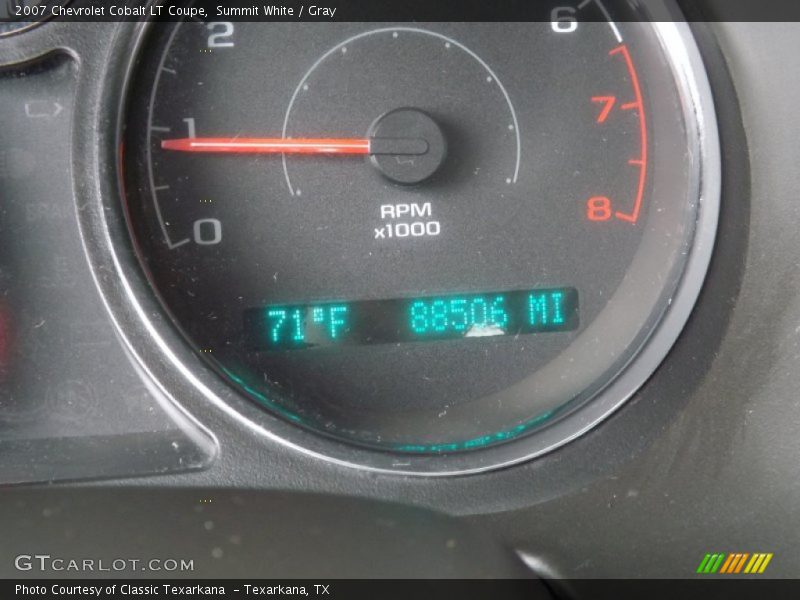 Summit White / Gray 2007 Chevrolet Cobalt LT Coupe
