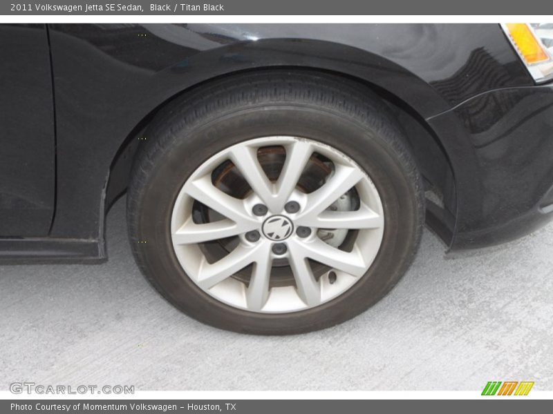 Black / Titan Black 2011 Volkswagen Jetta SE Sedan