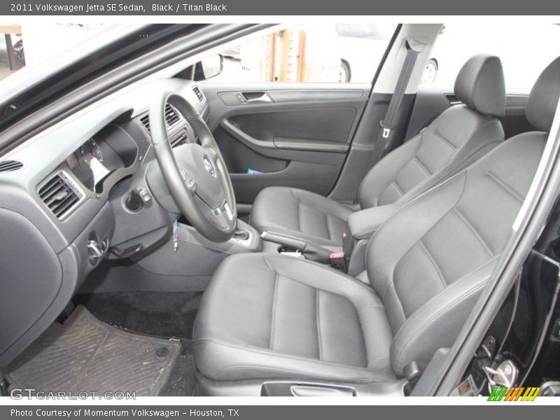 Black / Titan Black 2011 Volkswagen Jetta SE Sedan