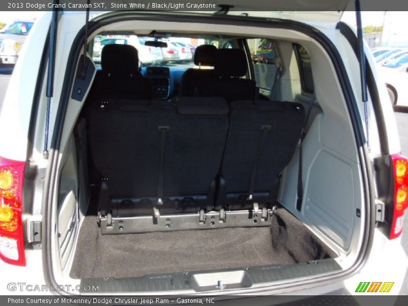 Stone White / Black/Light Graystone 2013 Dodge Grand Caravan SXT