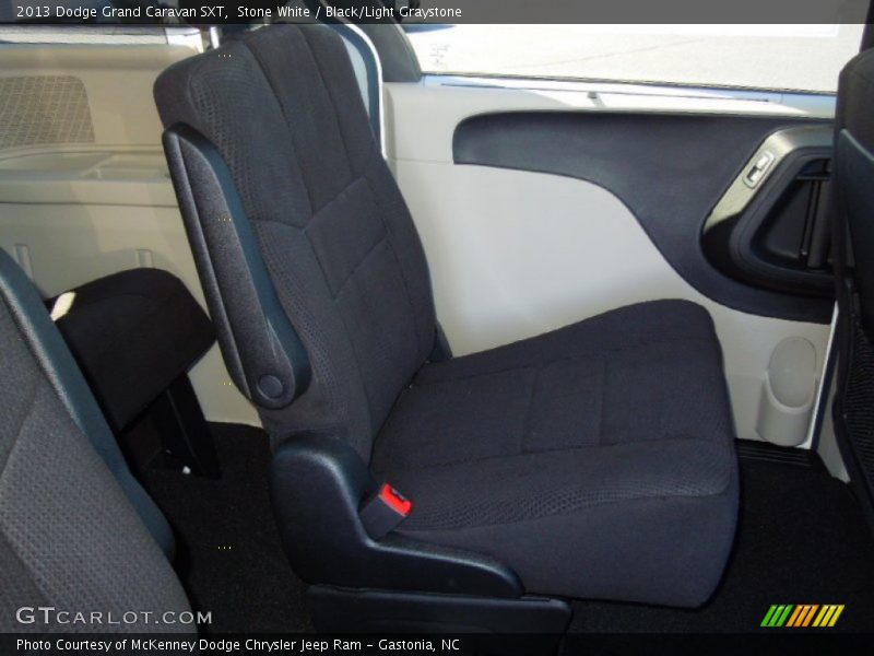 Stone White / Black/Light Graystone 2013 Dodge Grand Caravan SXT