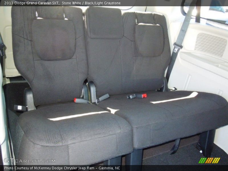 Stone White / Black/Light Graystone 2013 Dodge Grand Caravan SXT