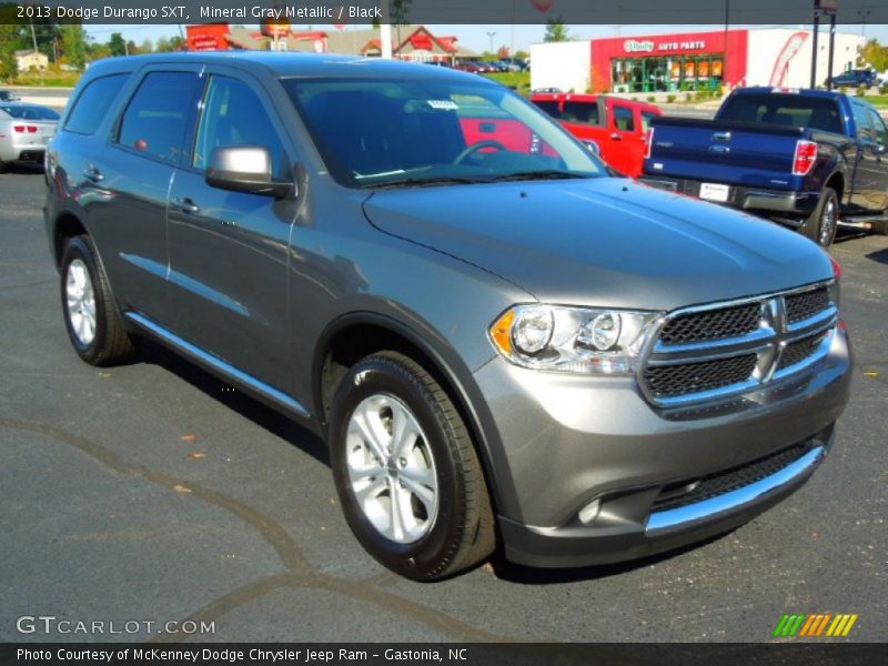 Mineral Gray Metallic / Black 2013 Dodge Durango SXT
