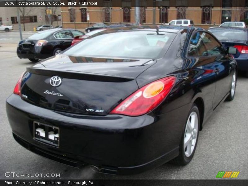 Black / Charcoal 2006 Toyota Solara SE V6 Coupe