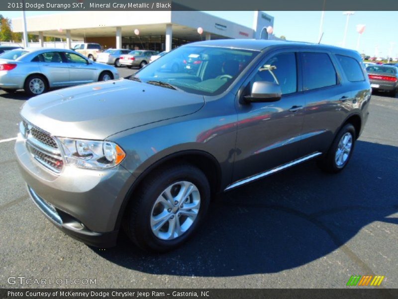Mineral Gray Metallic / Black 2013 Dodge Durango SXT