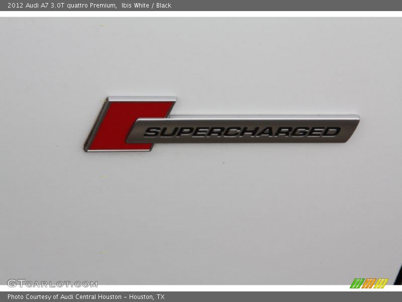 Ibis White / Black 2012 Audi A7 3.0T quattro Premium