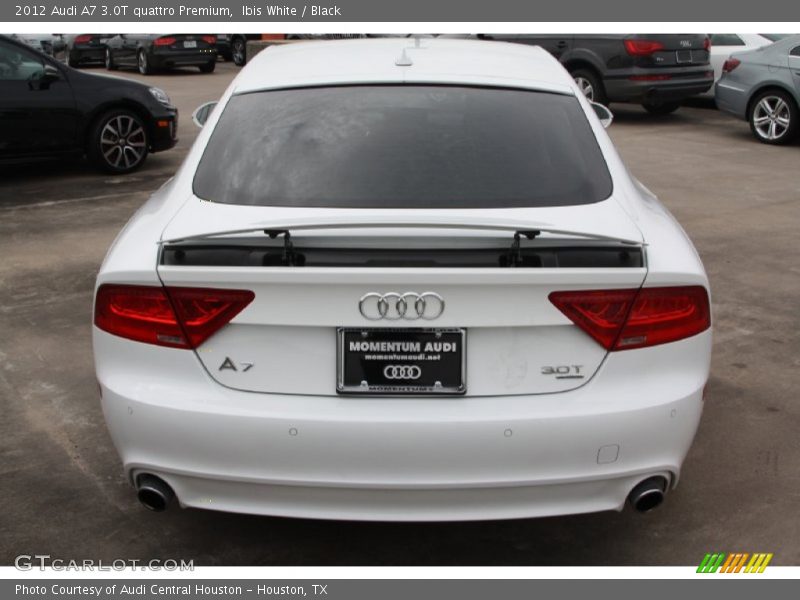 Ibis White / Black 2012 Audi A7 3.0T quattro Premium