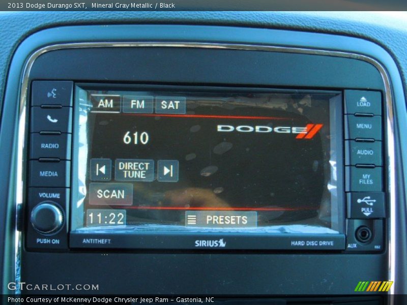 Mineral Gray Metallic / Black 2013 Dodge Durango SXT