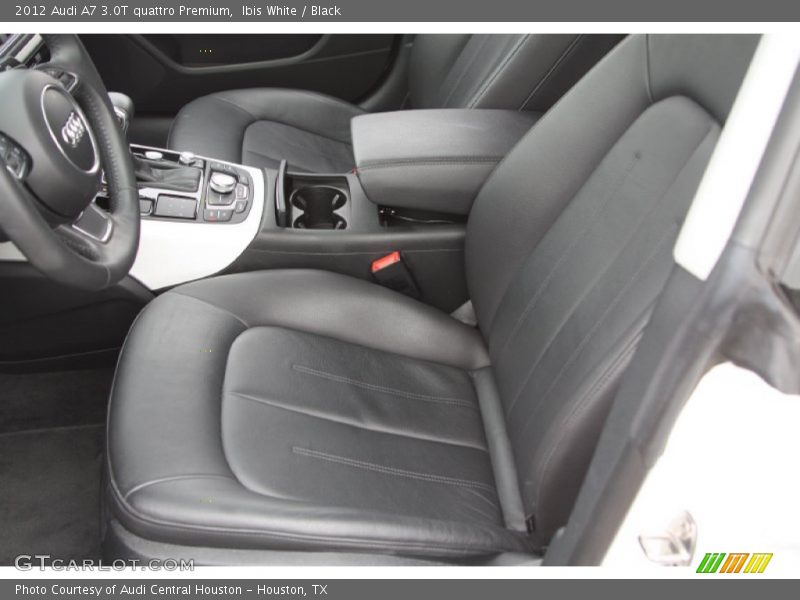 Front Seat of 2012 A7 3.0T quattro Premium