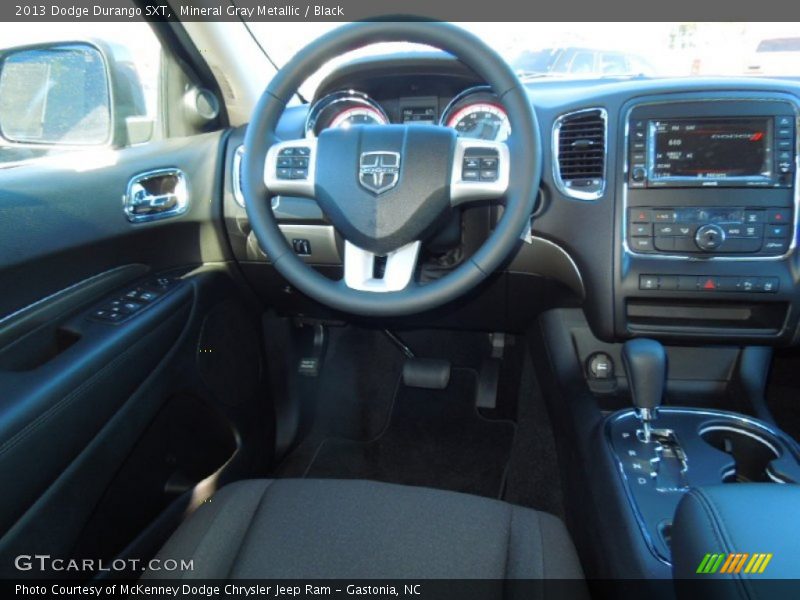 Mineral Gray Metallic / Black 2013 Dodge Durango SXT