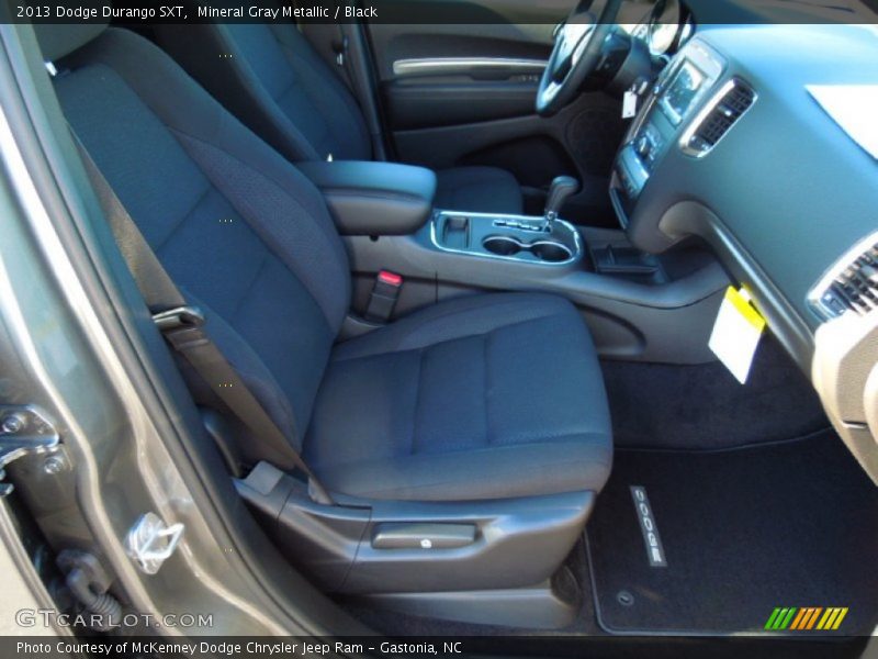 Mineral Gray Metallic / Black 2013 Dodge Durango SXT