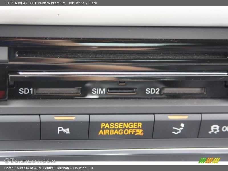 Ibis White / Black 2012 Audi A7 3.0T quattro Premium