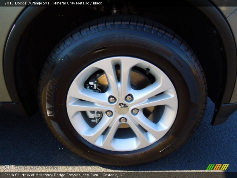 Mineral Gray Metallic / Black 2013 Dodge Durango SXT