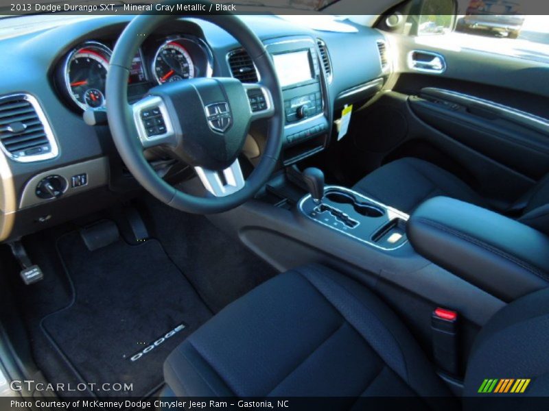 Mineral Gray Metallic / Black 2013 Dodge Durango SXT