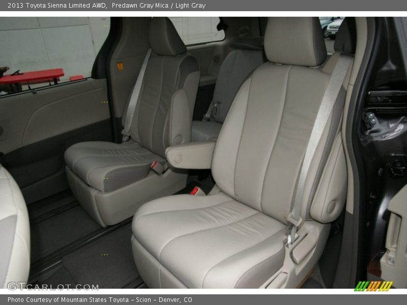 Predawn Gray Mica / Light Gray 2013 Toyota Sienna Limited AWD