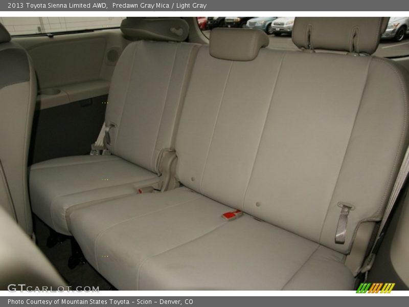 Predawn Gray Mica / Light Gray 2013 Toyota Sienna Limited AWD