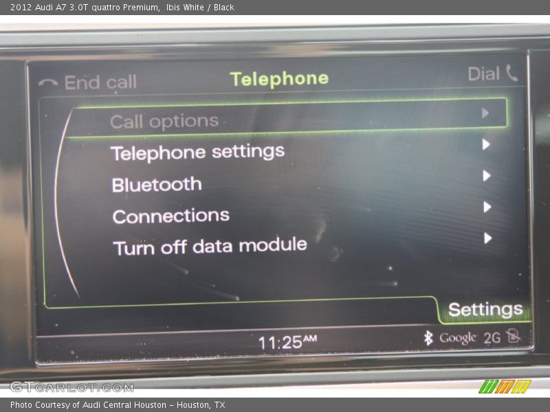 Ibis White / Black 2012 Audi A7 3.0T quattro Premium