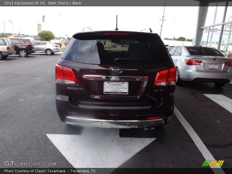 Dark Cherry / Black 2013 Kia Sorento SX V6