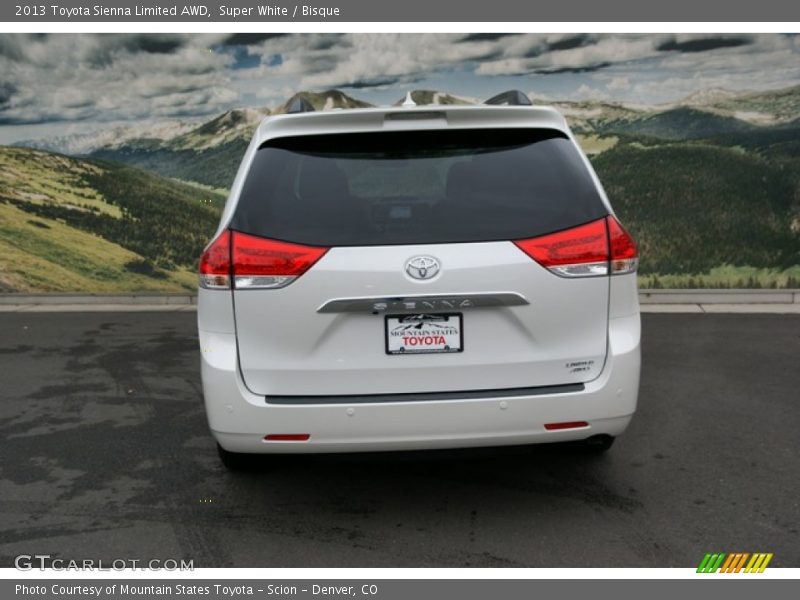 Super White / Bisque 2013 Toyota Sienna Limited AWD
