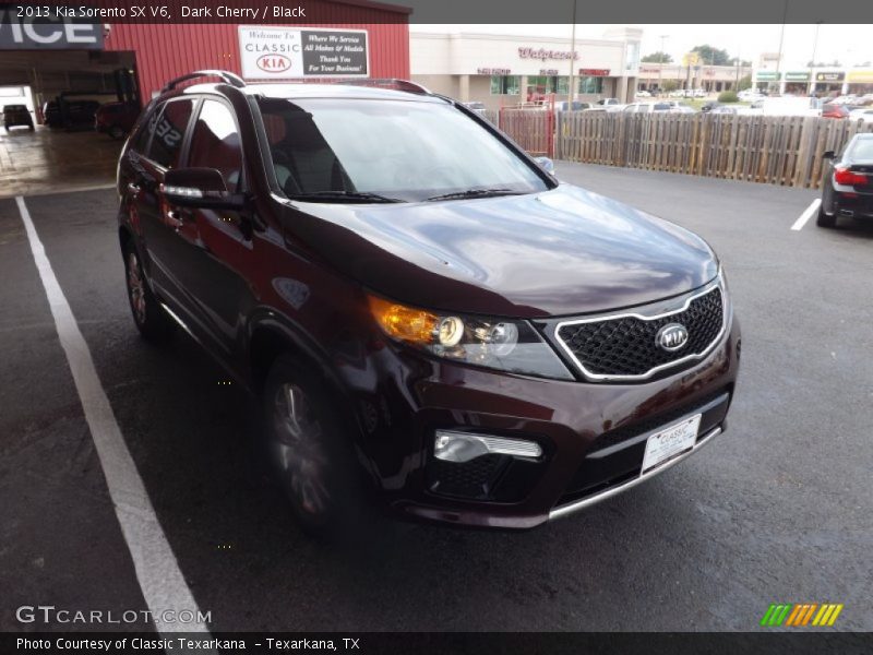 Dark Cherry / Black 2013 Kia Sorento SX V6