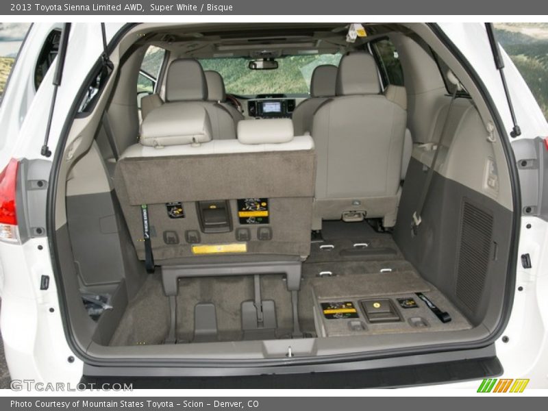 Super White / Bisque 2013 Toyota Sienna Limited AWD