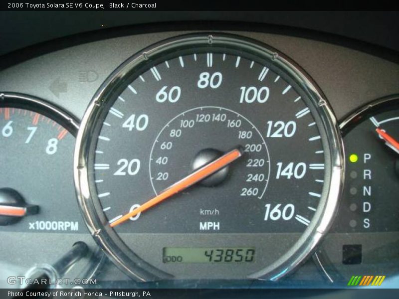 Black / Charcoal 2006 Toyota Solara SE V6 Coupe