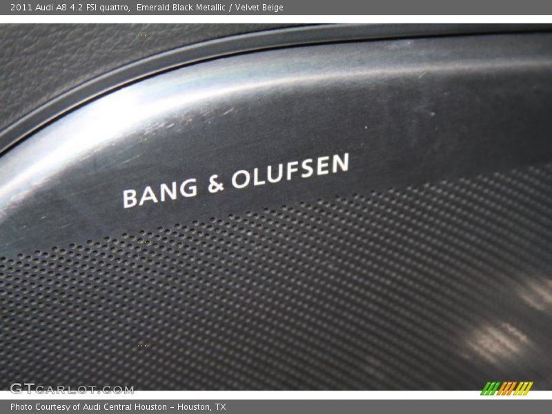 Emerald Black Metallic / Velvet Beige 2011 Audi A8 4.2 FSI quattro