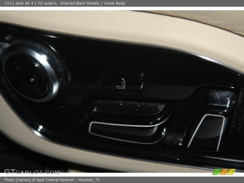 Emerald Black Metallic / Velvet Beige 2011 Audi A8 4.2 FSI quattro