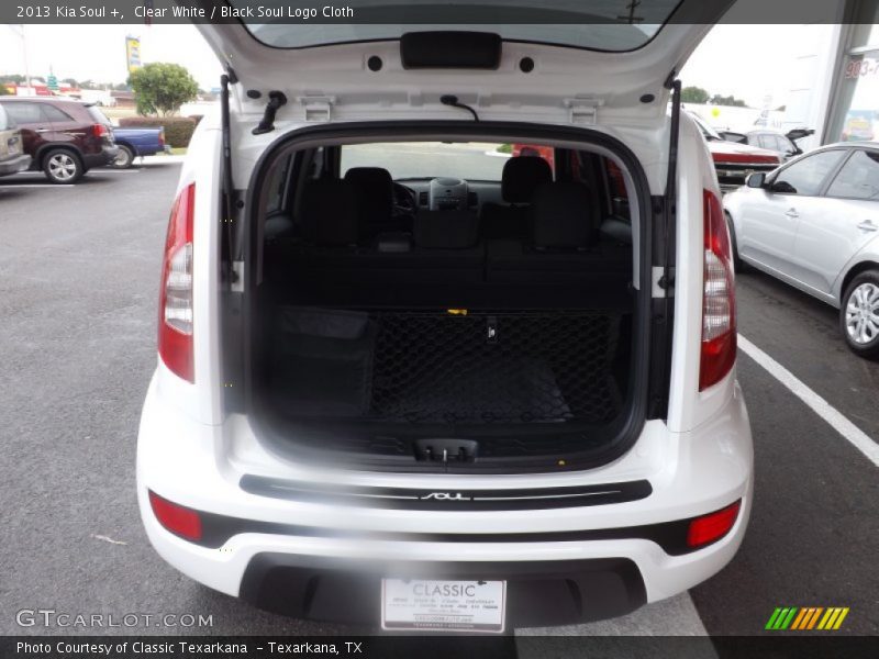 Clear White / Black Soul Logo Cloth 2013 Kia Soul +