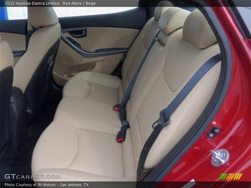 Red Allure / Beige 2013 Hyundai Elantra Limited