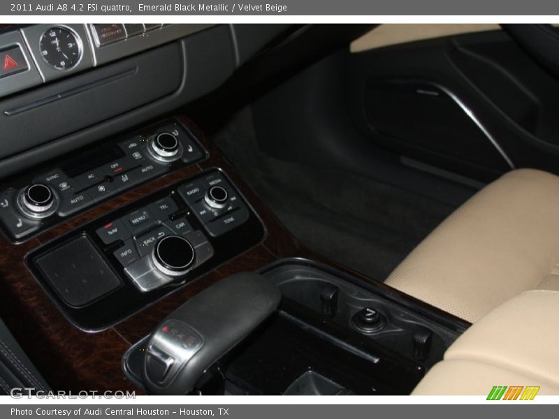 Emerald Black Metallic / Velvet Beige 2011 Audi A8 4.2 FSI quattro
