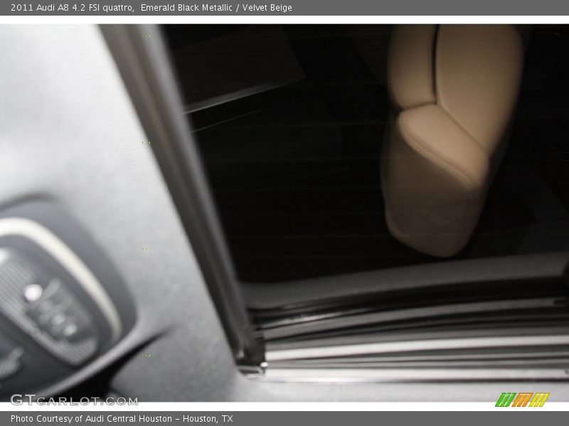 Emerald Black Metallic / Velvet Beige 2011 Audi A8 4.2 FSI quattro