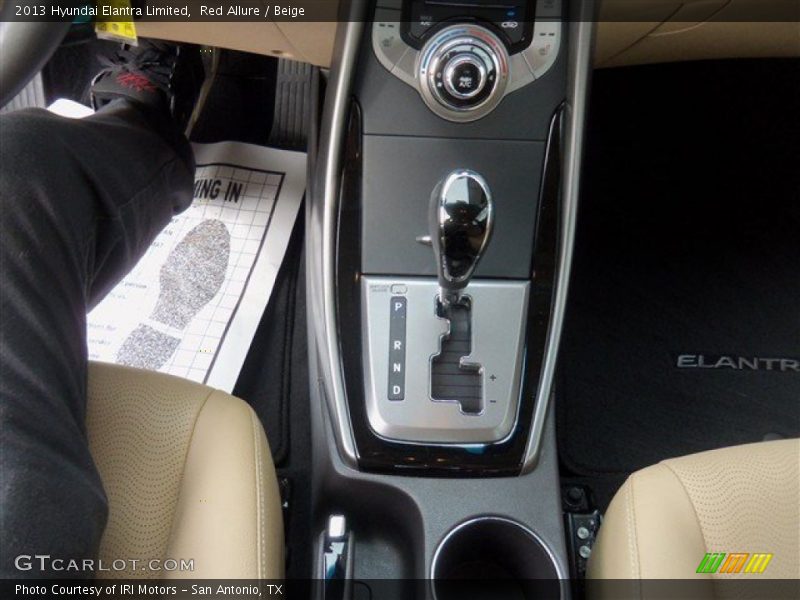 Red Allure / Beige 2013 Hyundai Elantra Limited