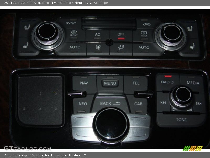 Emerald Black Metallic / Velvet Beige 2011 Audi A8 4.2 FSI quattro