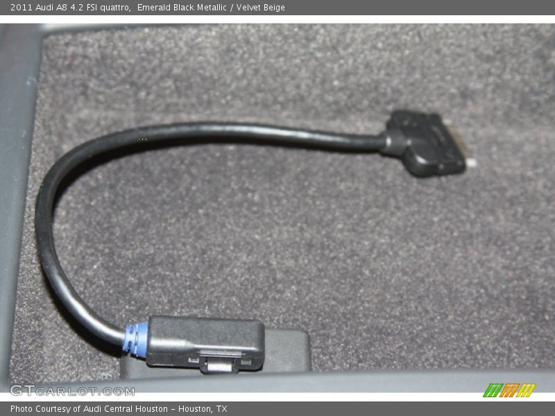 Emerald Black Metallic / Velvet Beige 2011 Audi A8 4.2 FSI quattro