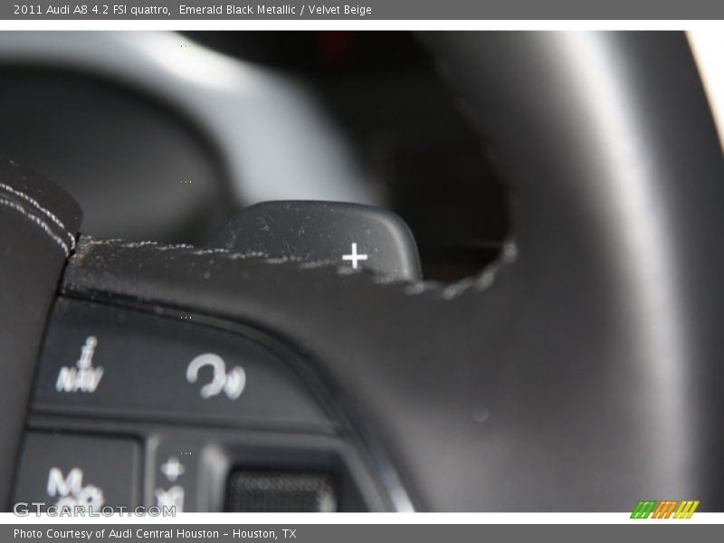 Emerald Black Metallic / Velvet Beige 2011 Audi A8 4.2 FSI quattro