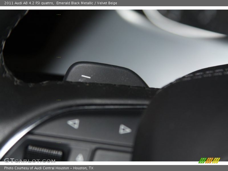 Emerald Black Metallic / Velvet Beige 2011 Audi A8 4.2 FSI quattro